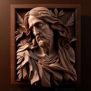 3D model st jesus (STL)